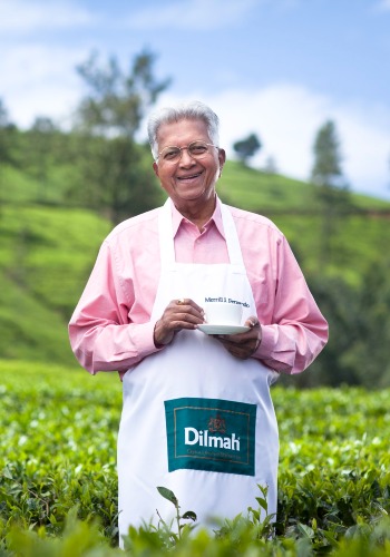 Dilmah Founder Merrill J Fernando Tasting Tea