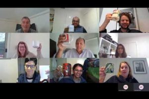 Dilmah Australia Team raise a cuppa, celebrating Founder’s 91st birthday! 