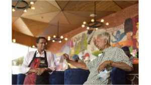Dilmah blends tea and kithul served with a treacle & jaggery scone