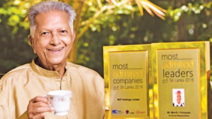 Merrill J. Fernando honoured as one of “Most Admired Leaders in Sri Lanka”
