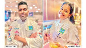 Two Sri Lankan chefs at culinary competition in France