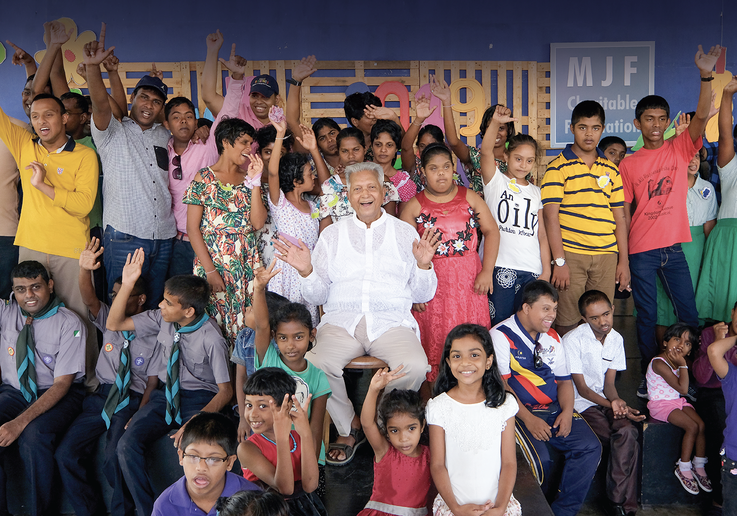 Merrill J Fernando at World Humanitarian Day