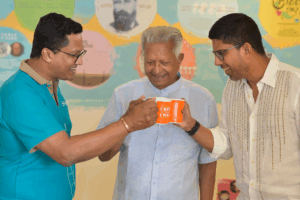 Family Thematic June 2024 FAMILY CONTENT_3_WT MJF Merrill J Fernando Dilhan Malik frinking tea