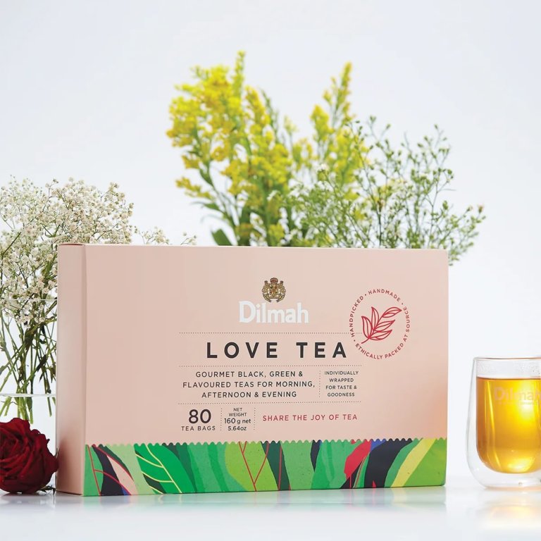 Gift of Tea Love Tea pack of 80 Tea Bags
