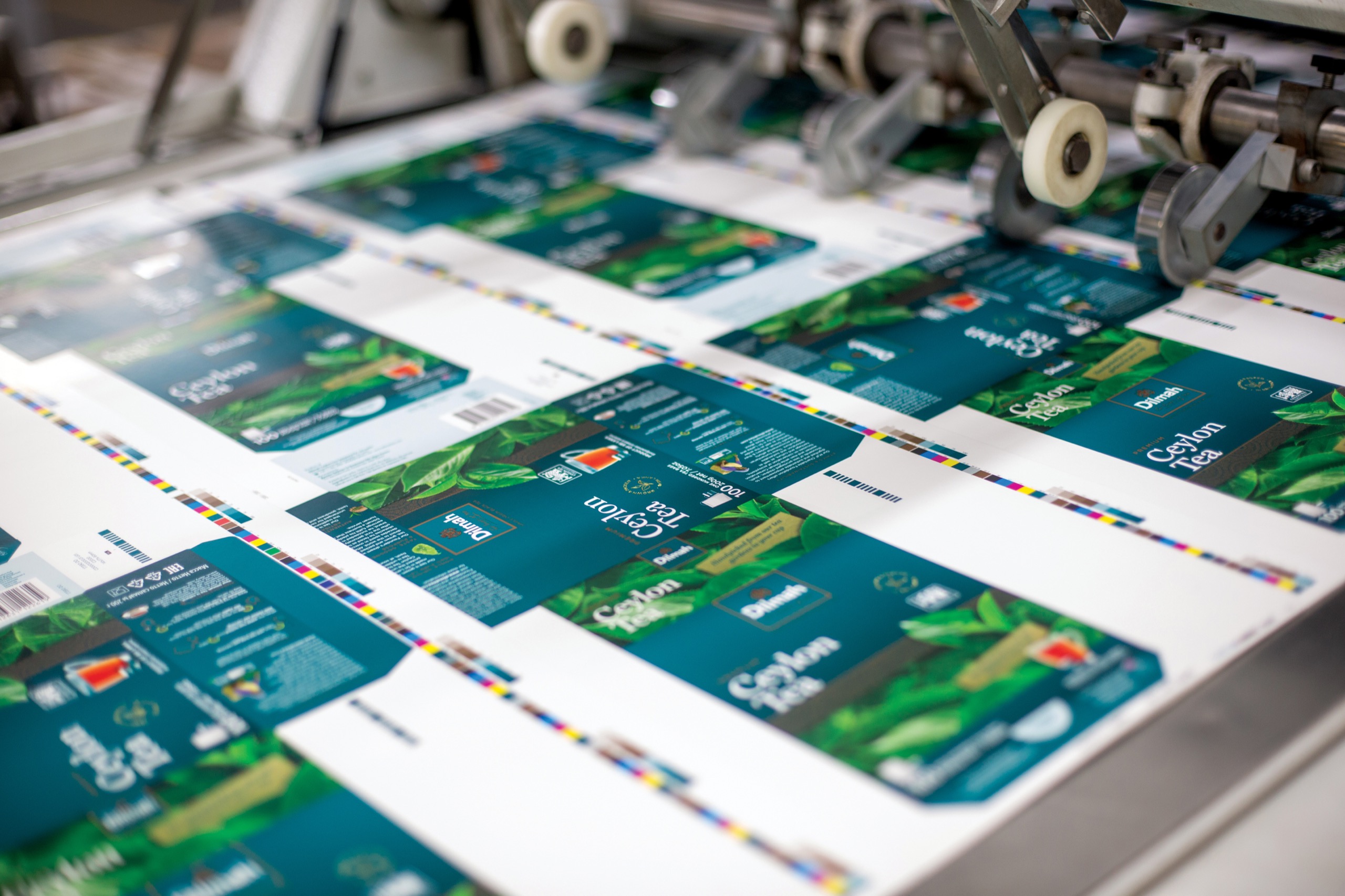 Tea packaging produced in a sustainable way