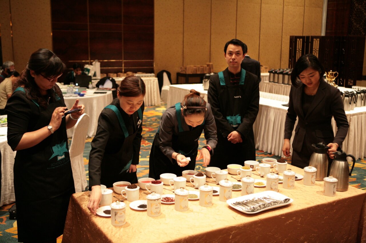 Preparation for an event and tea tasting at School of Tea