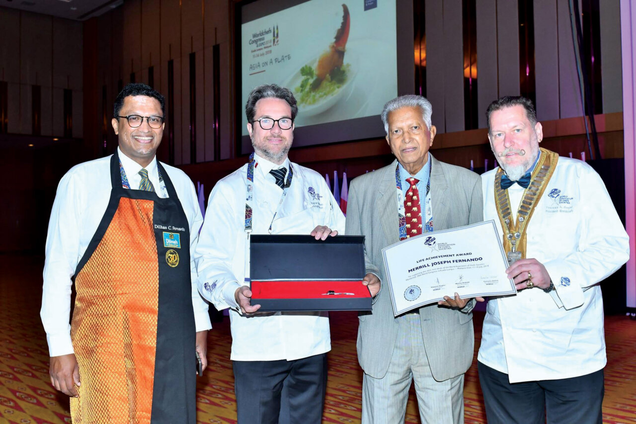 Merrill J Fernando awarded with Lifetime Achievement Award