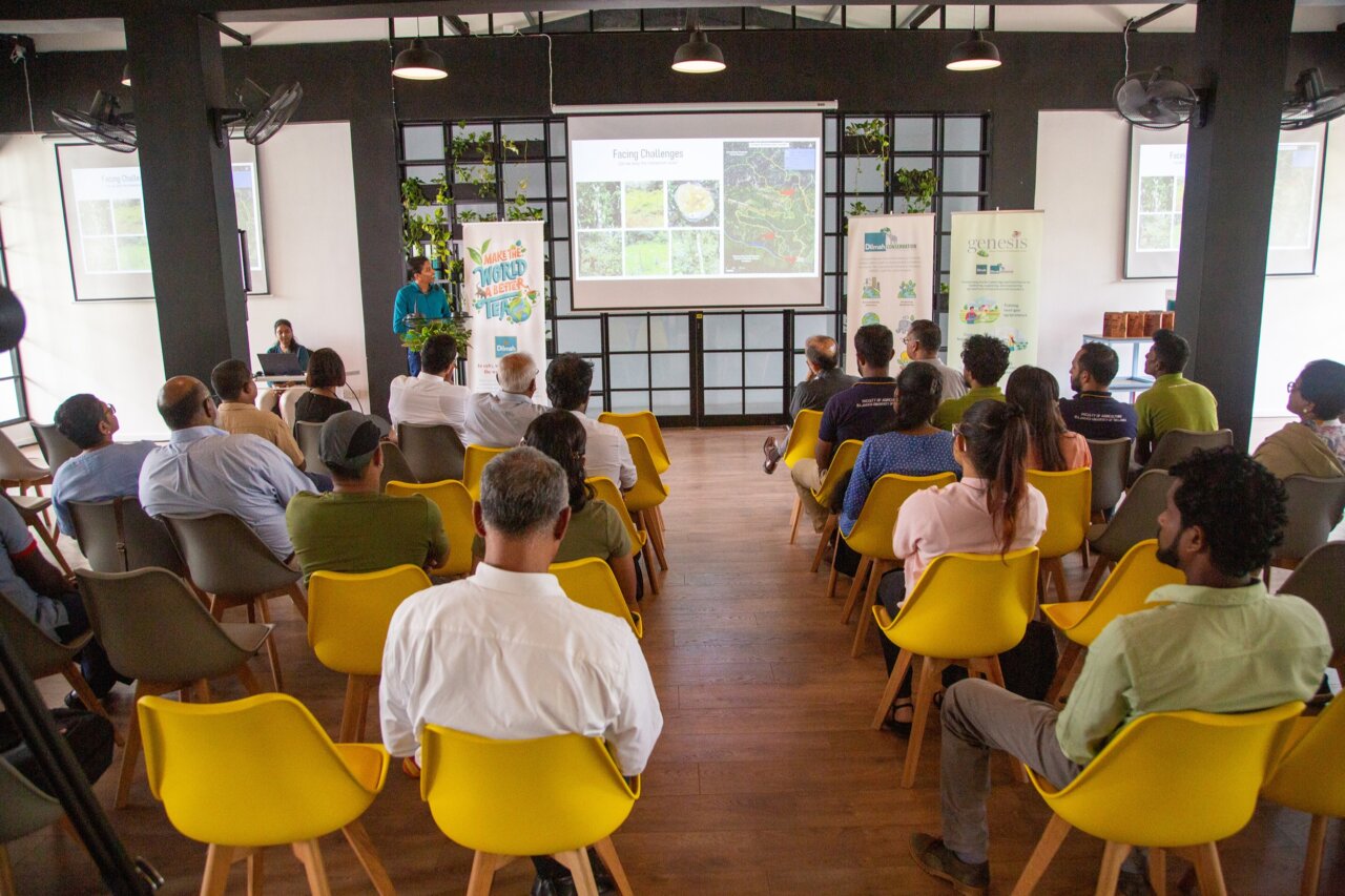 People watching a presentation at Genesis by Dilmah centre