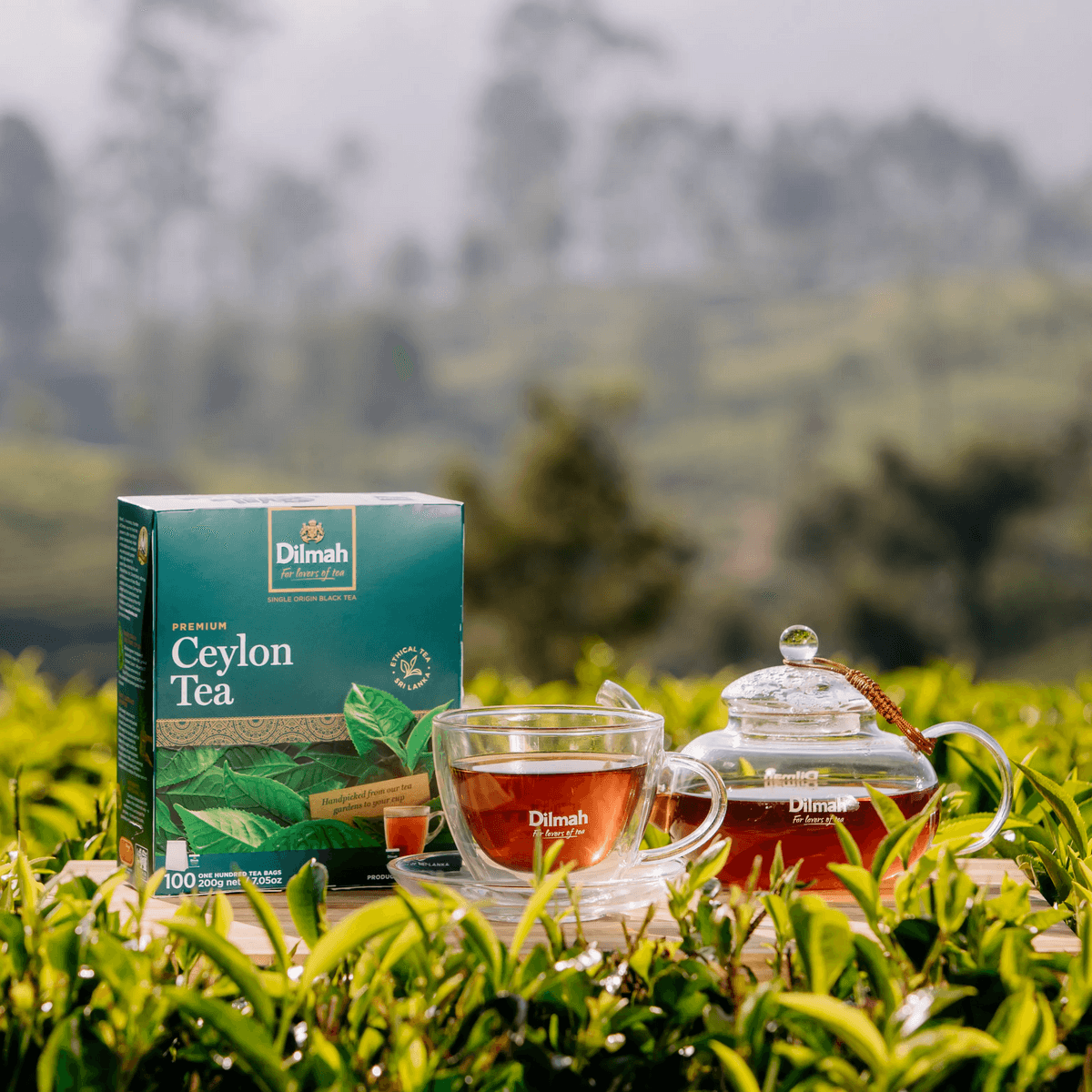 Everyday tea rituals background